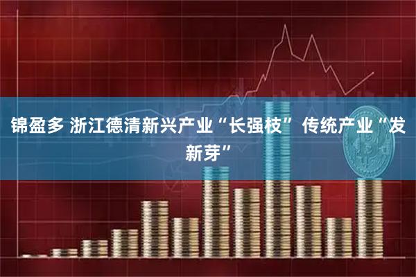 锦盈多 浙江德清新兴产业“长强枝” 传统产业“发新芽”
