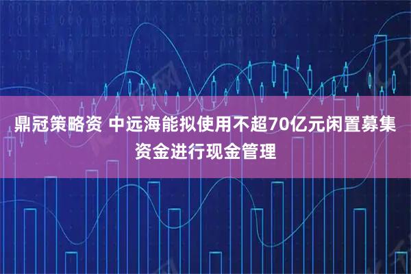 鼎冠策略资 中远海能拟使用不超70亿元闲置募集资金进行现金管理