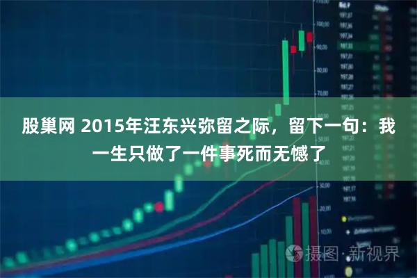 股巢网 2015年汪东兴弥留之际，留下一句：我一生只做了一件事死而无憾了